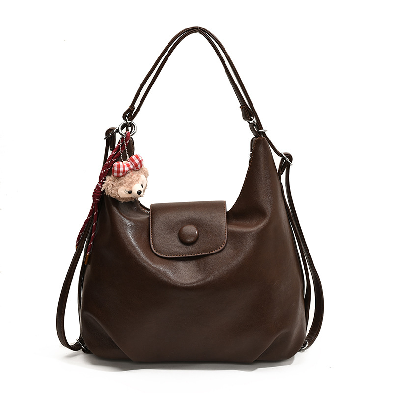 Maillard retro large-capacity bag for women 2024 New model, high-end single-shoulder bag, retro versatile crossbody tote bag Item Picture