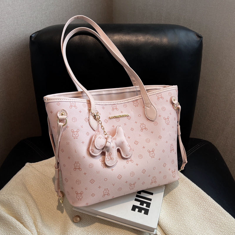 Work commuting Tote bag for women, 2025 New Korean style, fashionable and trendy, large-capacity single-shoulder bag, high-end underarm bag details Picture