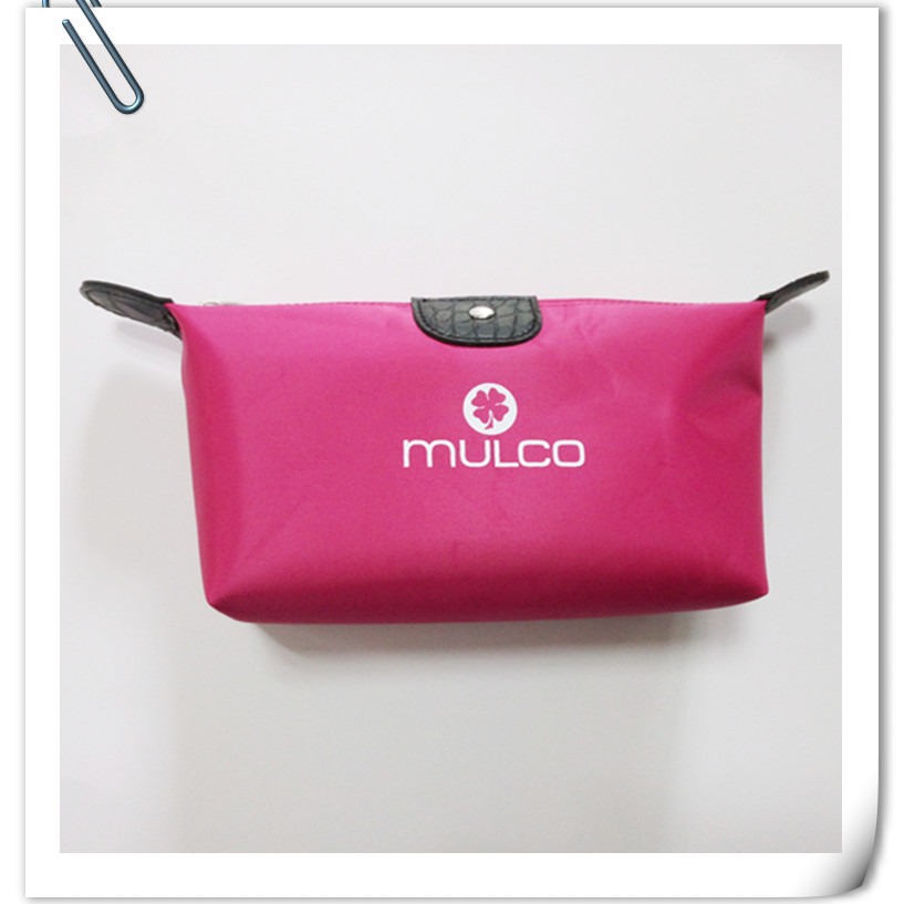 T New style dumpling makeup bag Korean version large-capacity waterproof makeup bag storage bag printed LOGO advertisement customization full figure