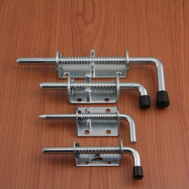 Heavy-duty galvanized iron spring latch for mechanical equipment cabinet doors, car and truck compartments, 10mm galvanized latch details Picture