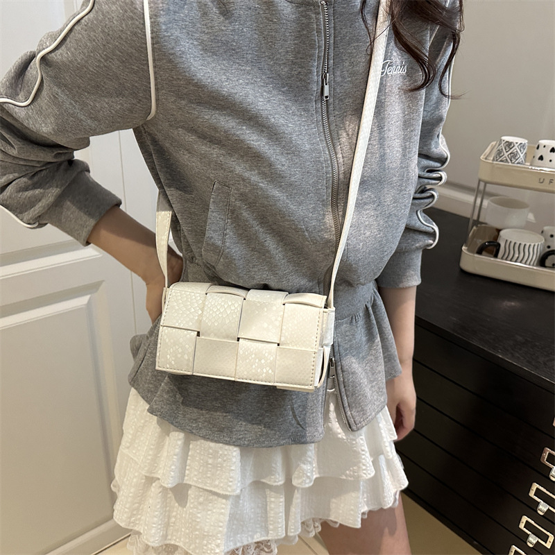 A unique spring, stylish, casual and niche design small square bag 2025 new trendy, simple crossbody bag and single-shoulder bag Specification drawing
