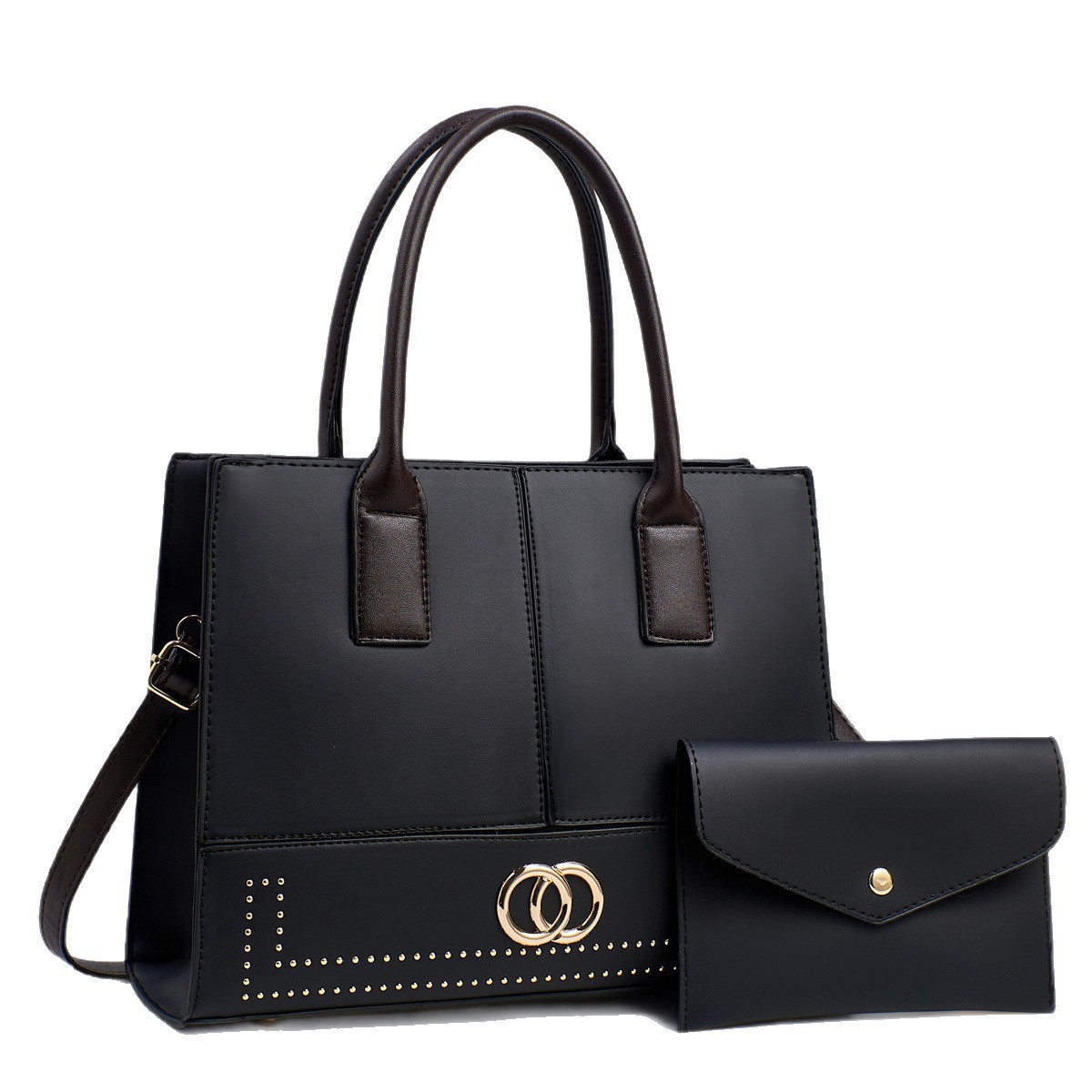 New solid color, personalized and high-end 2025 simple and versatile mother and child bag, single-shoulder and hand-carry cross-border quality large capacity bag Item Picture