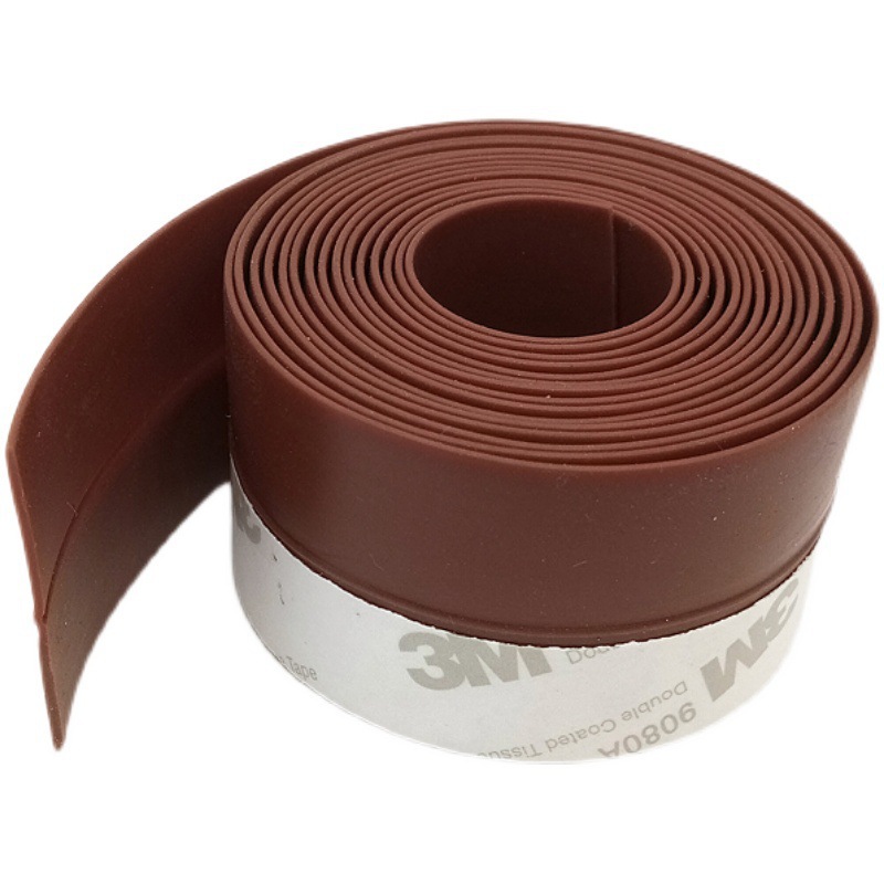 Door and window sealing strips, door gaps, windproof and waterproof rubber strips at the bottom of the door, soundproof self-adhesive sealing on the glass door edges, window insulation and windproof Item Picture