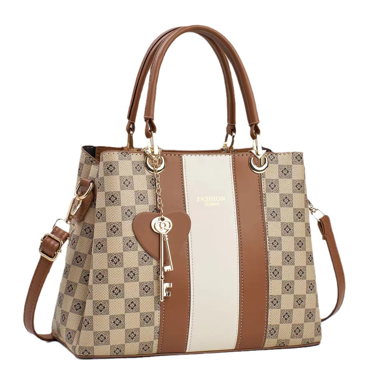 New printed bags, women's bags, fashionable, versatile and high-end, large-capacity single-shoulder bags and crossbody bags for ladies Item Picture