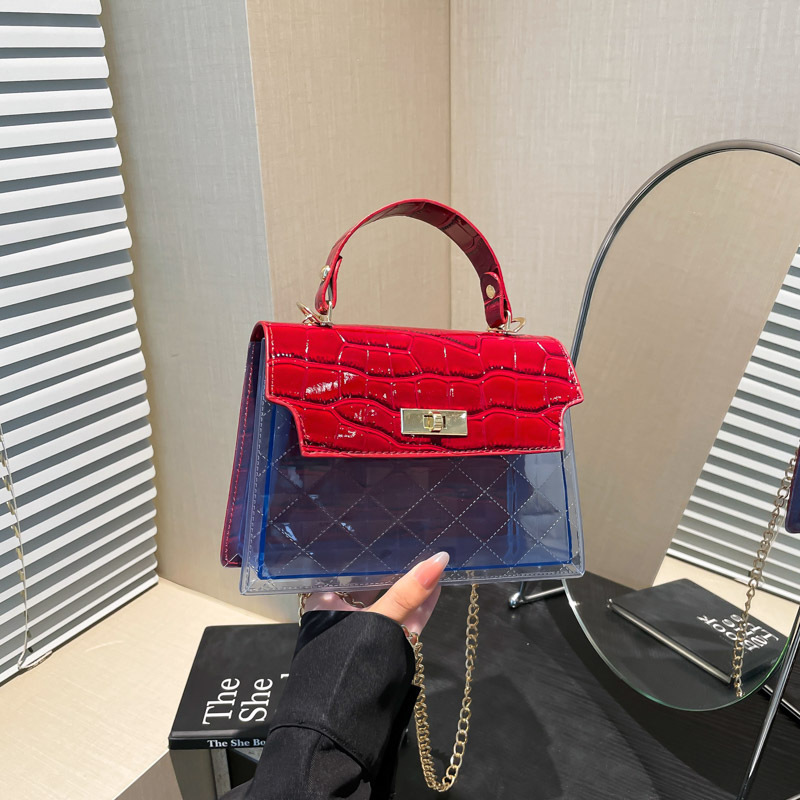 The 2025 summer new crossbody bag for women, a retro and fashionable single-shoulder bag from Europe and America, with a high-quality Kelly bag full figure
