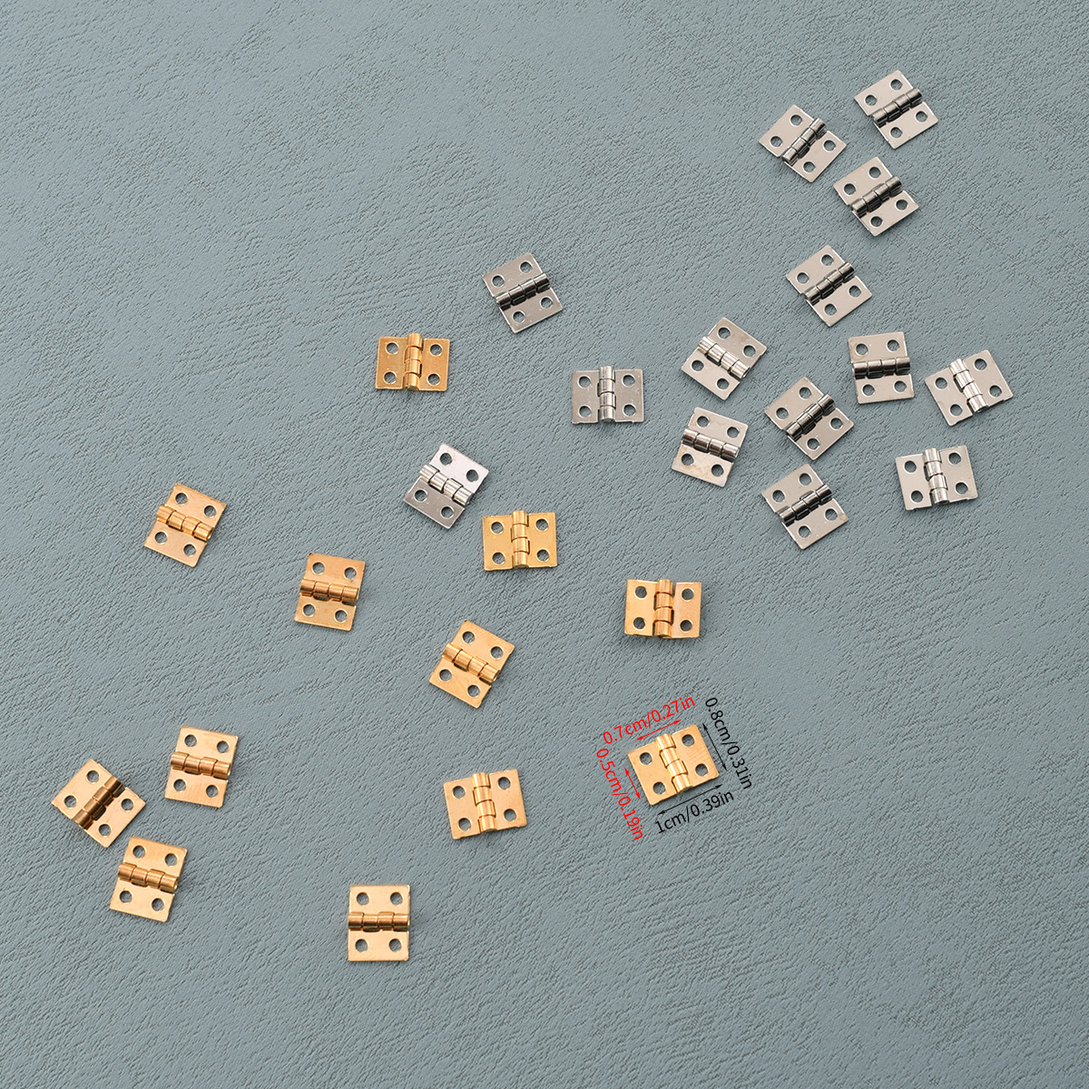 Jingmao Hardware New Chinese Style 2-point Super Mini all-copper Handicraft box, small hinge, small hinge, 10*8mm details Picture