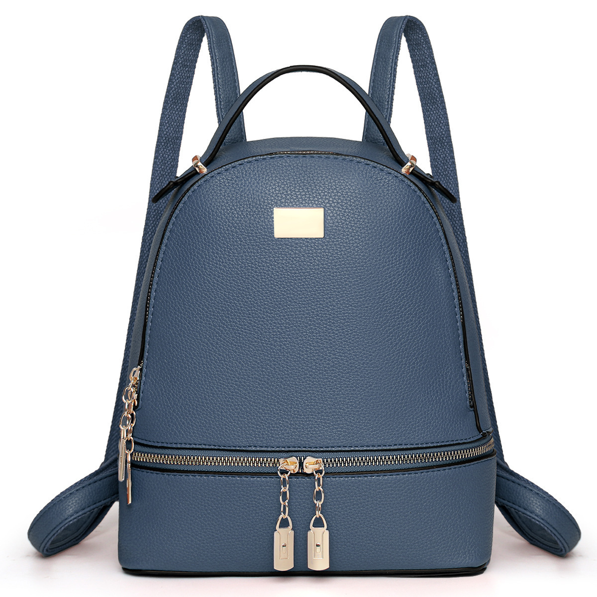 A new 2024 fashionable and lightweight pu women's backpack with a large capacity for casual wear Item Picture