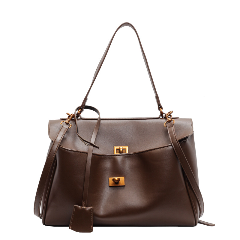 Large-capacity bag for women, 2025 new style casual crossbody single-shoulder bag, high-end texture soft surface underarm tote bag Item Picture