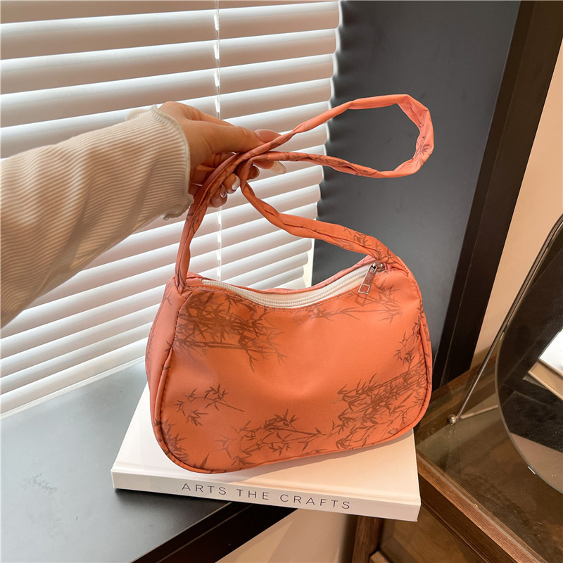 New Chinese-style underarm bag for women, 2025 new trendy and fashionable single-shoulder crossbody bag, trendy ins casual small square bag full figure
