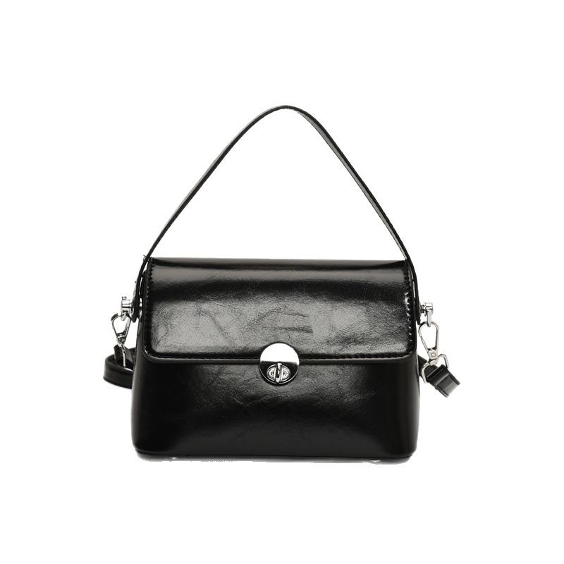A new high-end solid-color hand-held small square bag for women in Spring/Summer 2025, a trendy, casual and versatile single-shoulder crossbody bag Item Picture