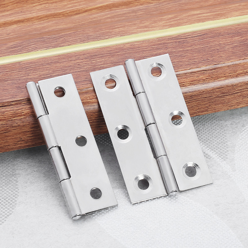 Color-matching stainless steel hinges, screen door and window folding hinges, distribution box blinds hinges and hinges details Picture