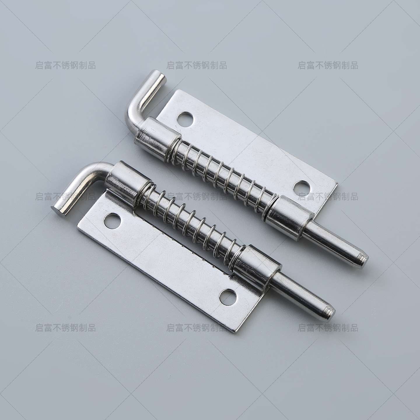 304 stainless steel door and window spring pin cabinet, iron galvanized spring pin door latch, distribution cabinet box, automatic spring pin Specification drawing