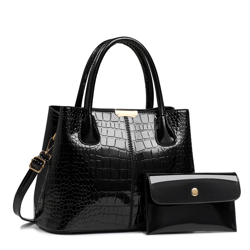 Cross-border best-selling women's bag 2024 Autumn/Winter new handbag, women's fashion crocodile pattern single-shoulder crossbody bag Item Picture
