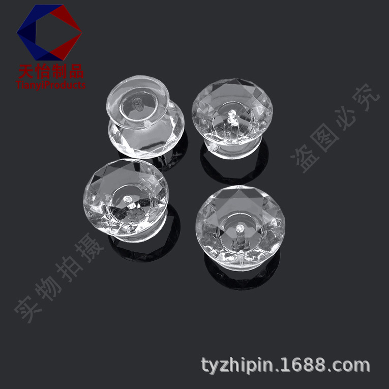 Acrylic handle, transparent diamond handle, acrylic cosmetic box accessories, small acrylic handle, new material Application Scenario