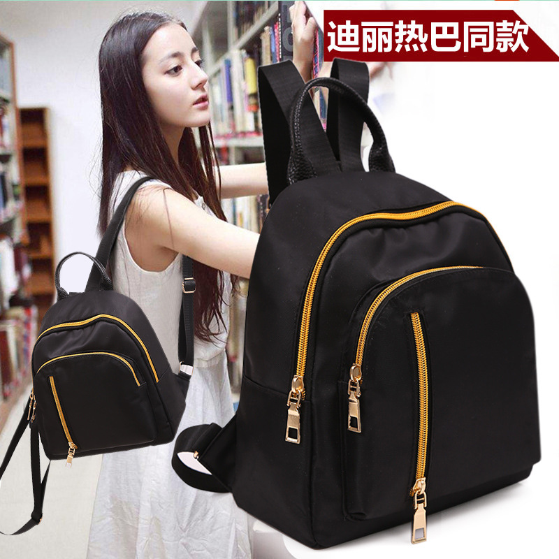 Wholesale of 2019 new trendy and versatile nylon fabric bags for casual backpacks full figure