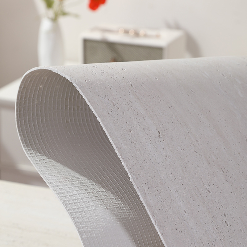 Soft porcelain Roman travertine 3D printed travertine flexible stone soft stone imitation stone decorative panel travertine stone exterior wall tile full figure