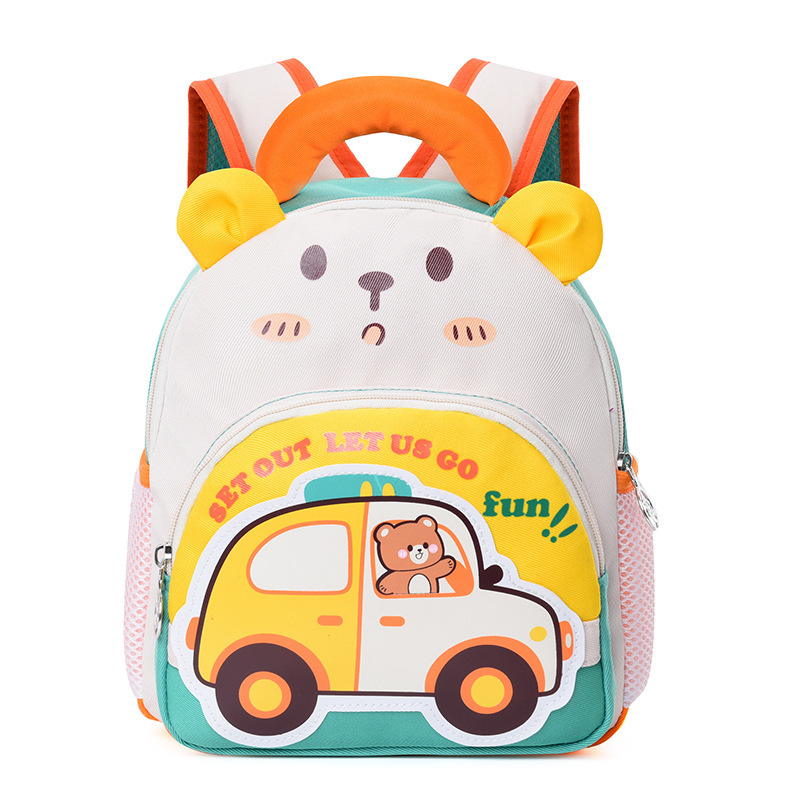Cute cartoon schoolbags for children in the small class of kindergarten, trendy and fashionable backpacks for boys and girls, 2 to 4 years old, cross-border Item Picture