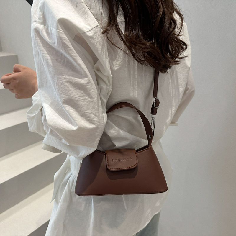 High-end mini handbag for women, 2025 new style, fashionable and stylish single-shoulder bag, simple and casual crossbody bag Specification drawing