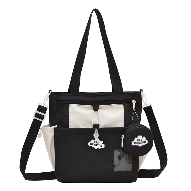 Cross-border high-end retro large-capacity single-shoulder bag for women 2025 new style casual and versatile commuting bucket bag, trendy Item Picture
