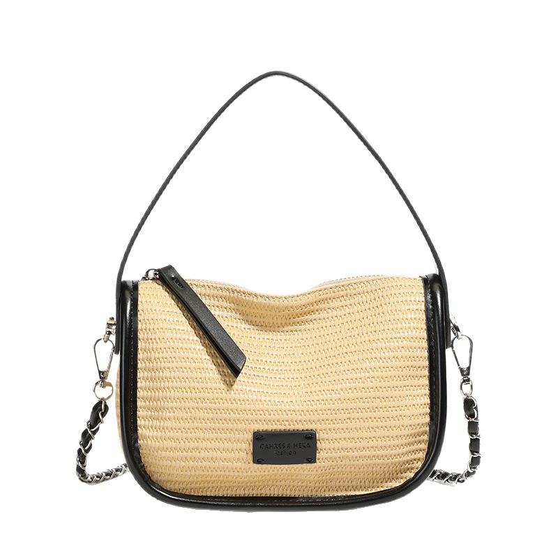 A new, stylish and versatile casual woven single-shoulder crossbody bag for women in 2025, featuring a high level of appearance in cross-border fashion Item Picture