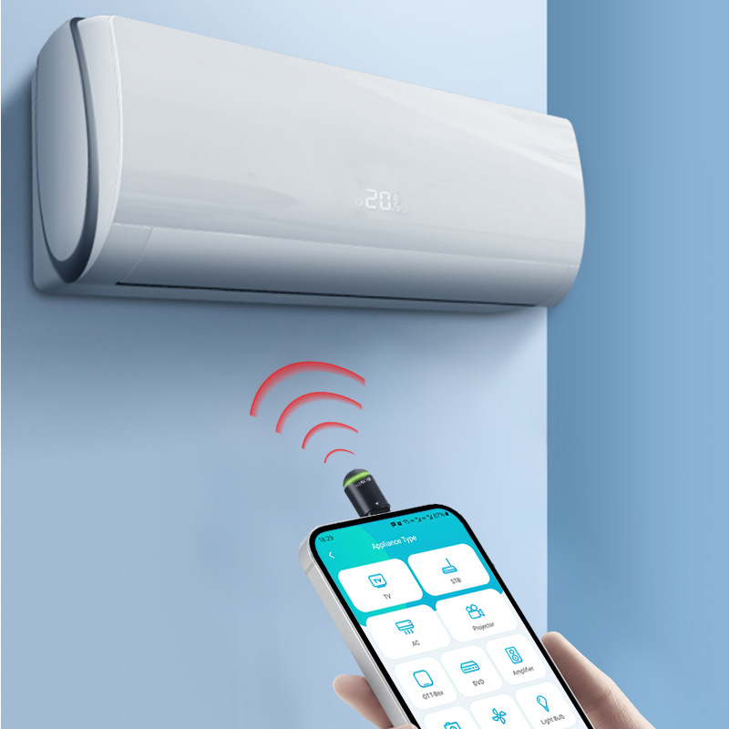 The 2025 new sixth-generation capsule mobile phone infrared transmitter and intelligent infrared remote control are MFi certified details Picture