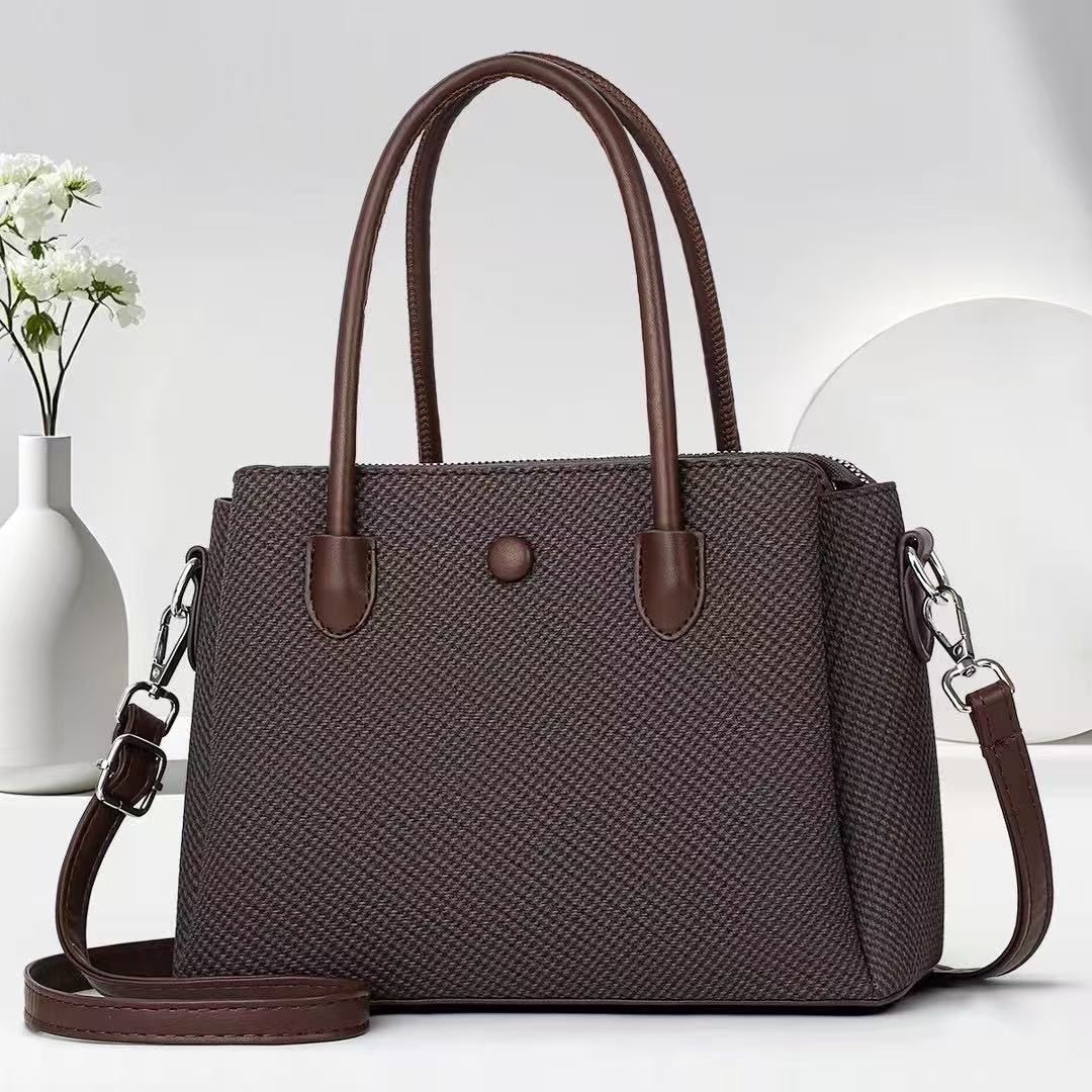 The 2025 new Senmeng women's tote bag features a retro and niche design. It is a small single-shoulder, crossbody, hand-carry bag for work details Picture