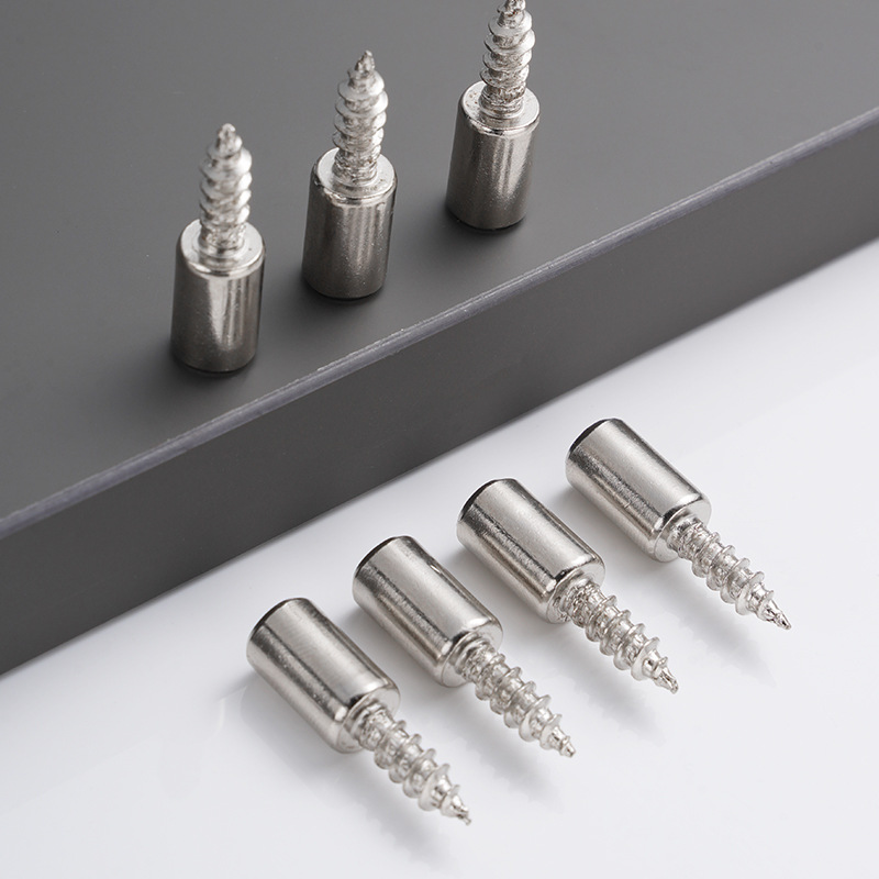Integrated screw self-tapping nails for wardrobes and cabinets, fixed support partitions, grain trays, nails for storage racks, nail trays, and hardware accessories Specification drawing
