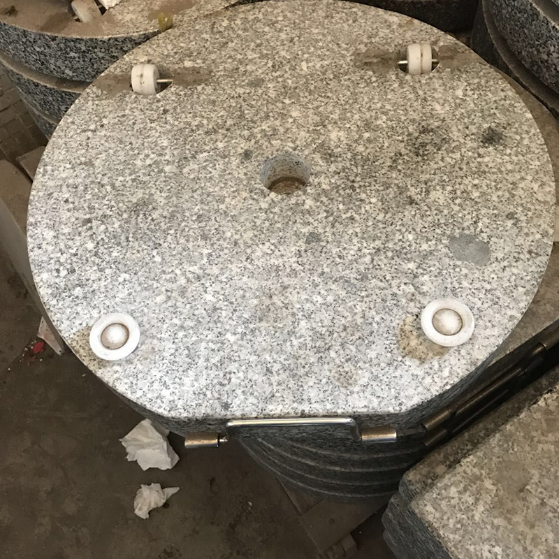 40KG round with wheels and handles, marble base details Picture