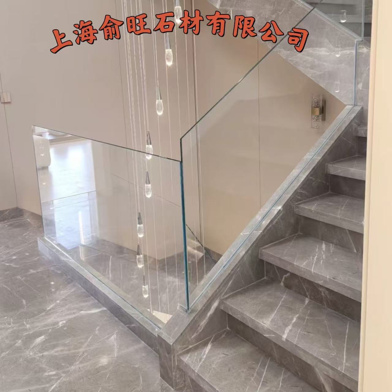 ✅ Shanghai natural marble staircase processing, living room fine decoration, floor, wall, staircase, step, bathroom, shower window Application Scenario