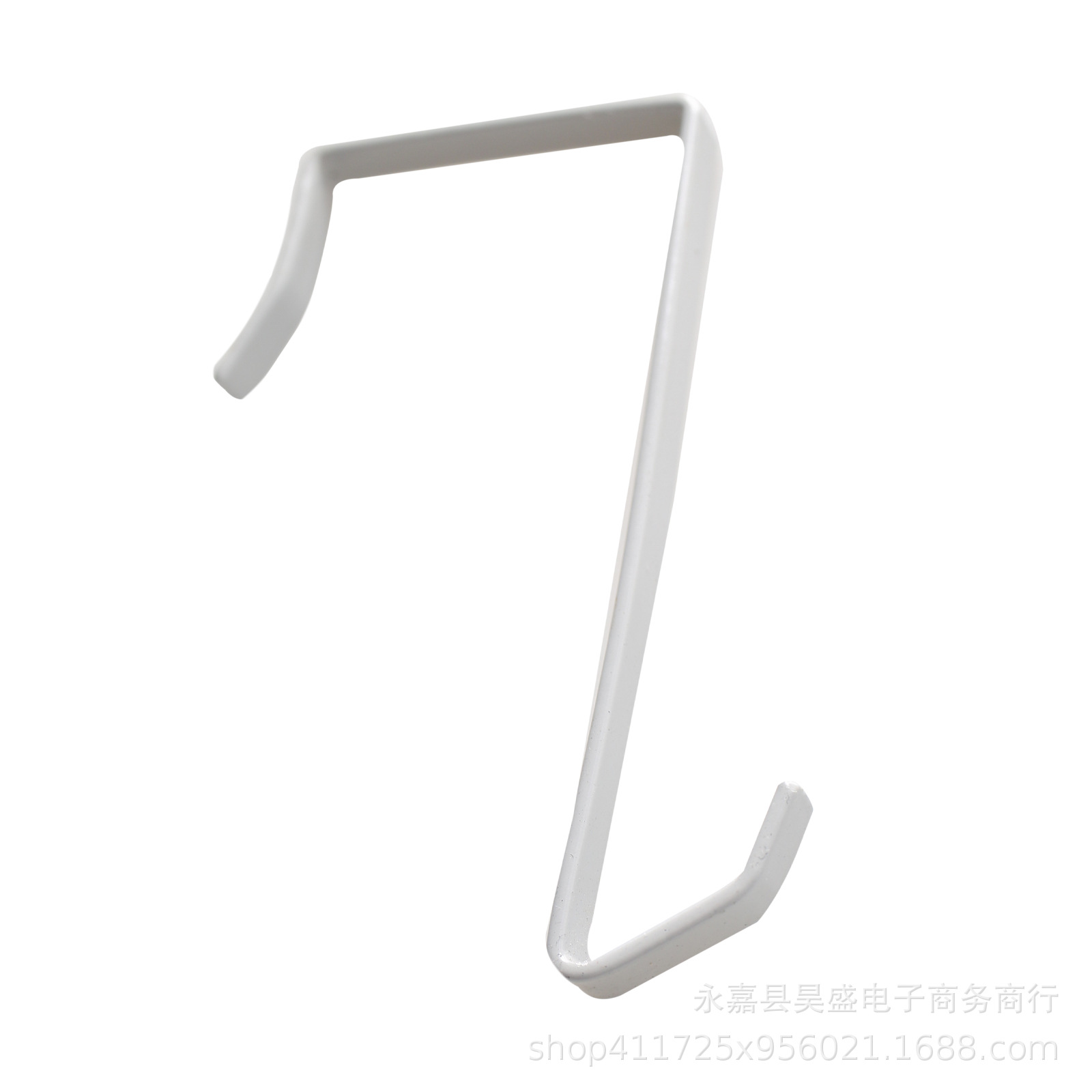 Movable S-shaped hook kitchen door, anti-theft net, anti-theft window, bedroom cabinet door, dipped plastic electroplated hook door, rear accessories details Picture