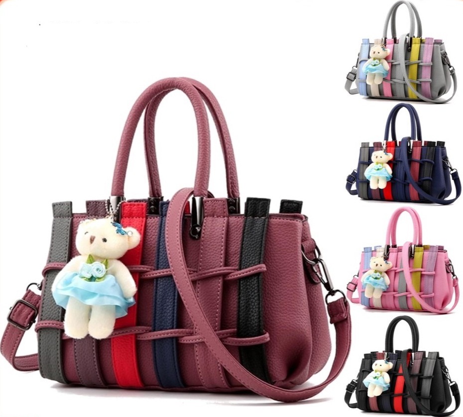 2022 New style Women's Korean-style set, sweet and fashionable women's bag, crossbody single-shoulder woven handbag for delivery details Picture