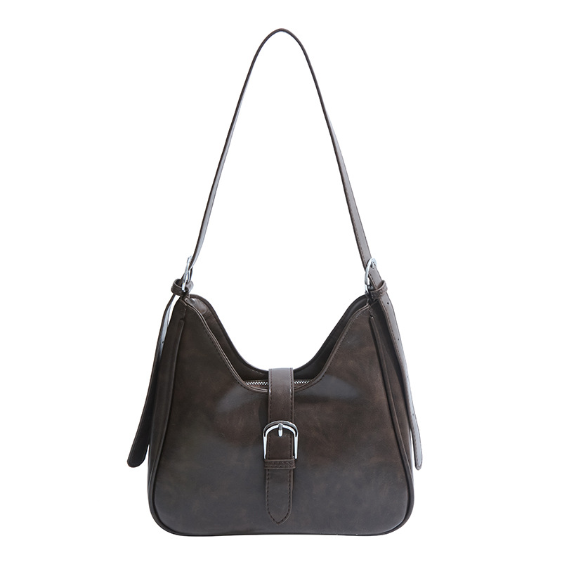 The 2024 new large-capacity underarm bucket bag is a versatile and high-end retro single-shoulder crossbody bag for women Item Picture