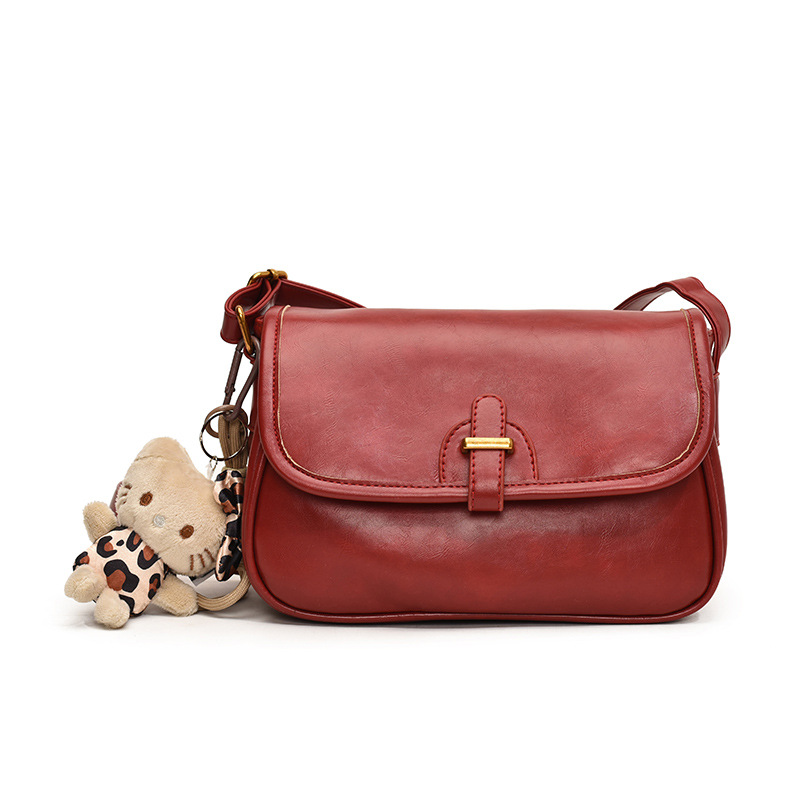 New minimalist commuting crossbody bag with a niche design, fashionable women's bag, high-end texture, ins single-shoulder bag, retro bag Item Picture