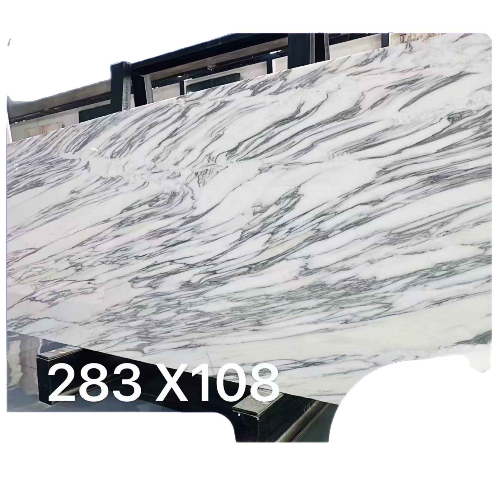 Natural large-flowered white marble countertop, window sill stone, threshold stone, skirting board, door crossing stone, floor tile, dining table stone Item Picture