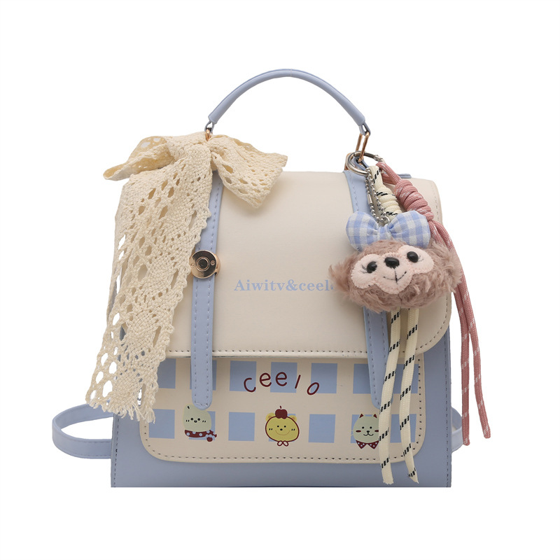 A simple, new and fashionable school-style casual Instagram backpack that is versatile and personalized for women, suitable for shopping, classes and commuting Item Picture