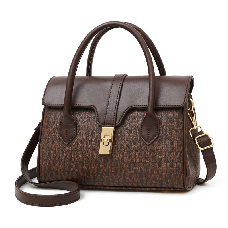 Women's printed handbag 2022 New style, fashionable large-capacity, trendy women's bag, online red envelope cross-border foreign trade consignment Item Picture
