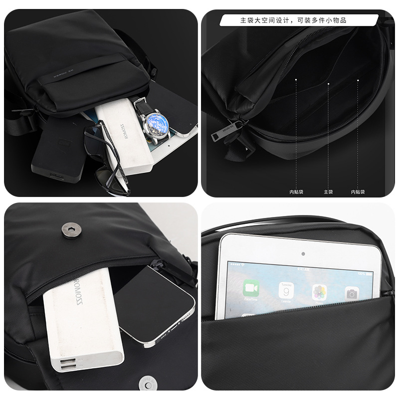 WEPOWER men's new crossbody bag: Men's fashionable single-shoulder bag, vertical small square bag, trendy and casual crossbody bag Application Scenario