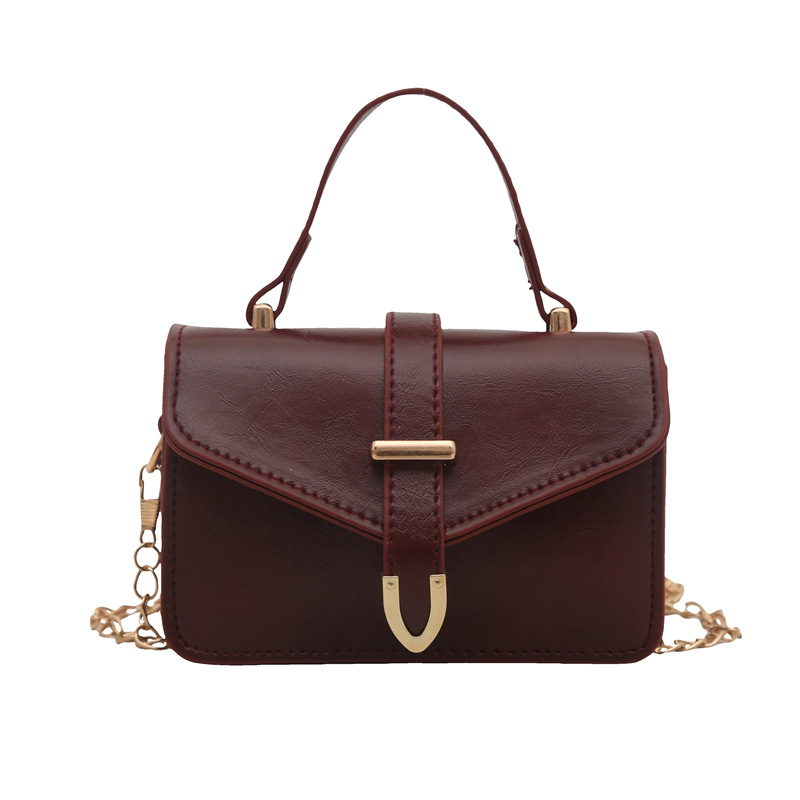 Casual small women's bag, Summer 2025 new style fashionable hand-held crossbody bag, high-end and versatile single-shoulder small square bag Item Picture