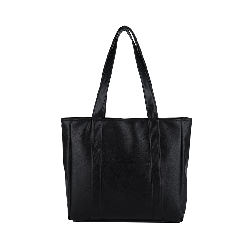 Cross-border bag for women 2024 New versatile Tote bag, solid color large-capacity women's bag, soft leather commuting single-shoulder crossbody bag Item Picture