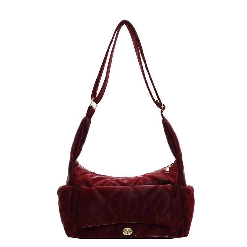 A high-capacity casual commuting bag for women in 2024, a high-end and versatile single-shoulder crossbody bag and a hand-held Boston bag Item Picture