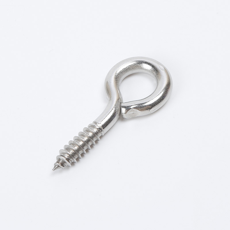 Factory direct supply of cross-border 304 stainless steel sheep eye closed sheep eye nails, household hardware accessories, sheep horn nails wholesale Specification drawing