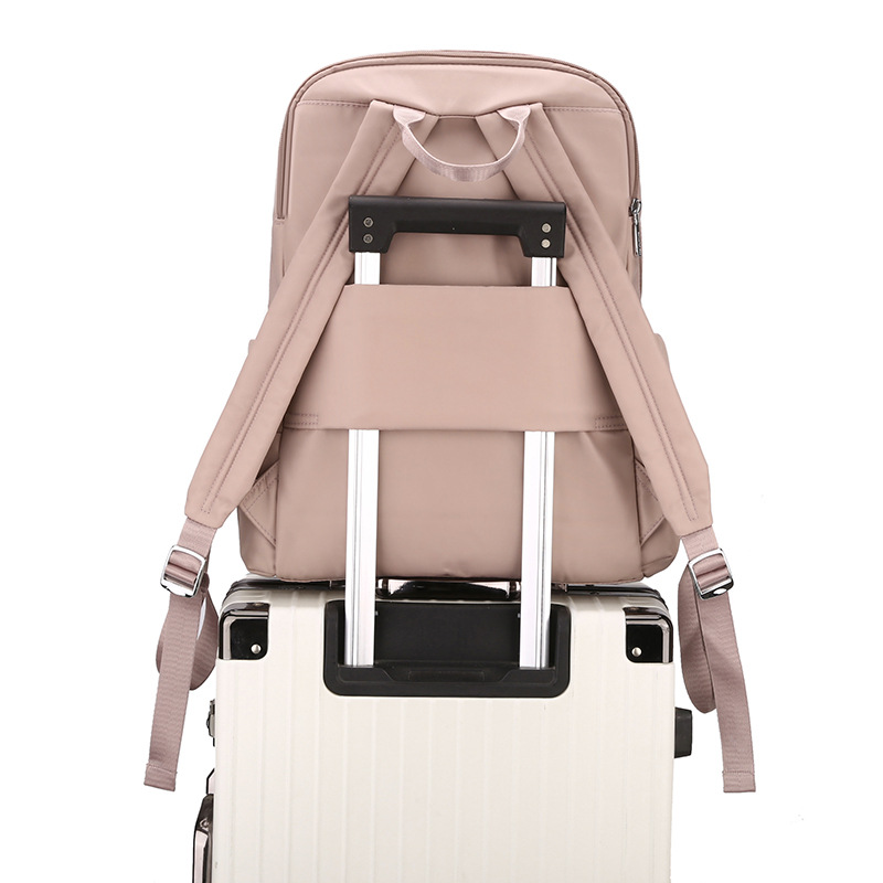 Colorful Fox Ladies' bags, large-capacity fashionable and trendy schoolbags, water-resistant nylon backpacks, computer bags Item Picture