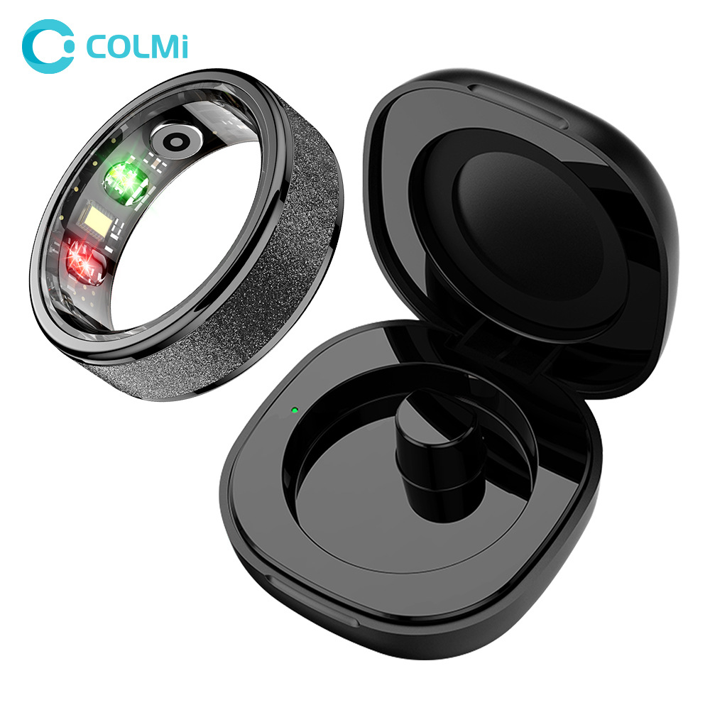 COLMI R10 smart ring with charging case, suitable for both men and women, health and sleep monitoring, 5ATM full figure