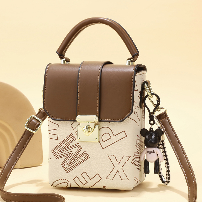 The manufacturer's new summer bags for foreign trade are simple and square, fashionable and versatile, single-shoulder crossbody bags, and trendy mini mobile phone bags for women details Picture