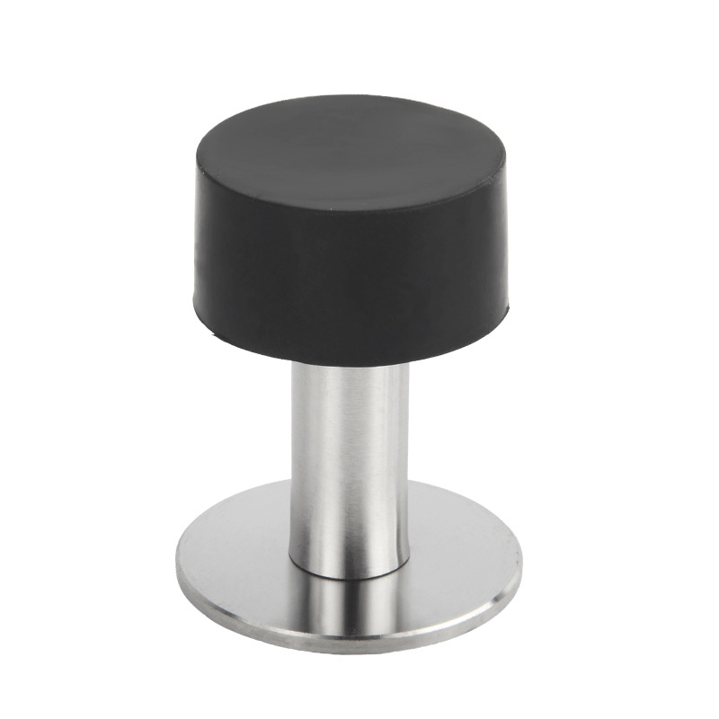 The stainless steel anti-collision door stop on the top of the door is thickened and enlarged, allowing for wall-mounted and floor-mounted installation of limiters for room, bedroom and entrance doors Item Picture