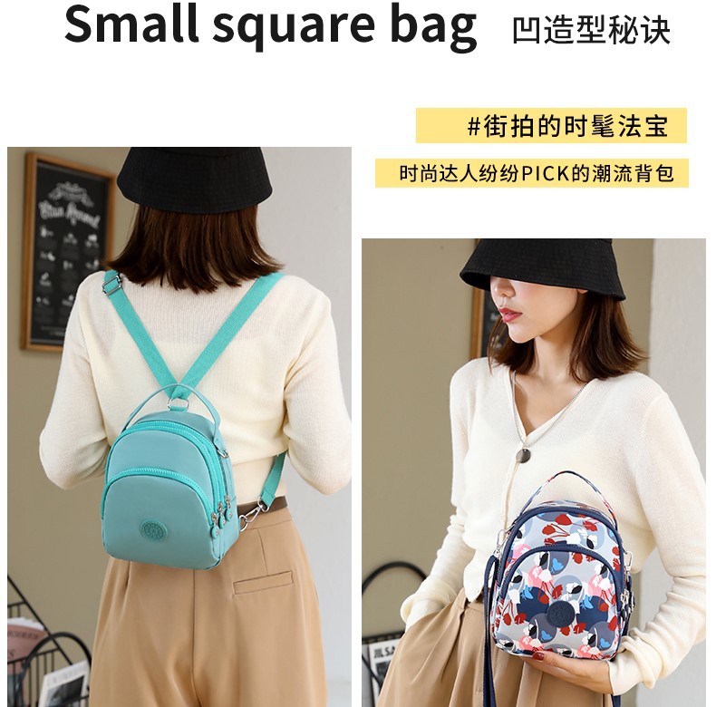 Korean-style fashionable women's crossbody bag, simple and convenient travel backpack, multi-functional large-capacity three-in-one single-shoulder bag Application Scenario