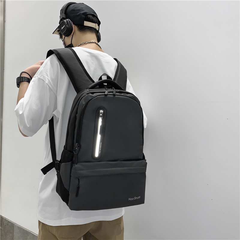 New trendy brand backpacks, men's backpacks, large-capacity casual sports travel bags, college students' computer bags, school bags details Picture