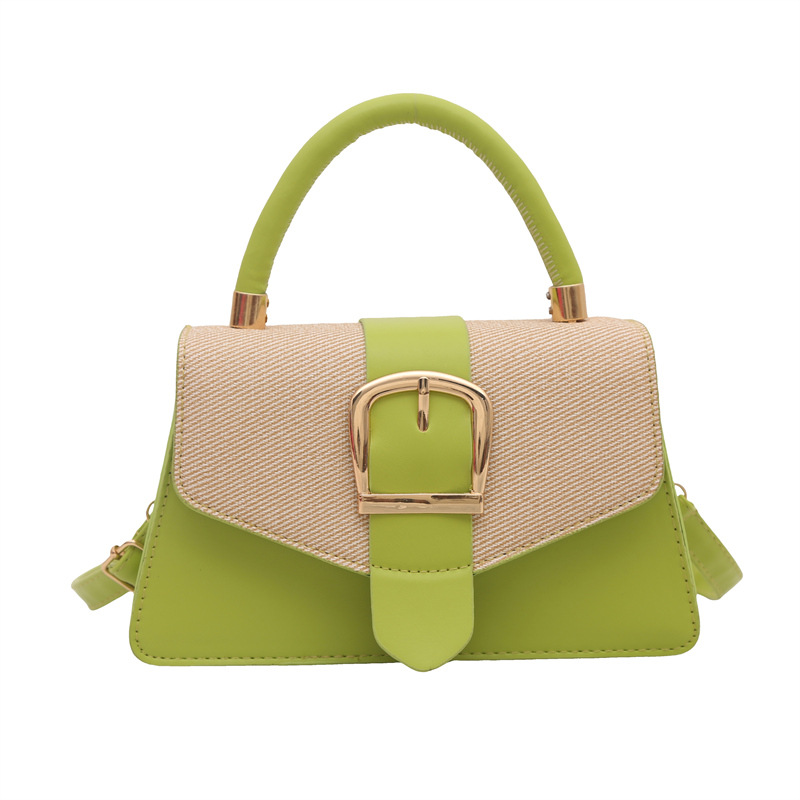 The 2025 hand-held small square bag is a fashionable spring new simple commuting bag with a niche design and a retro single-shoulder crossbody bag Item Picture