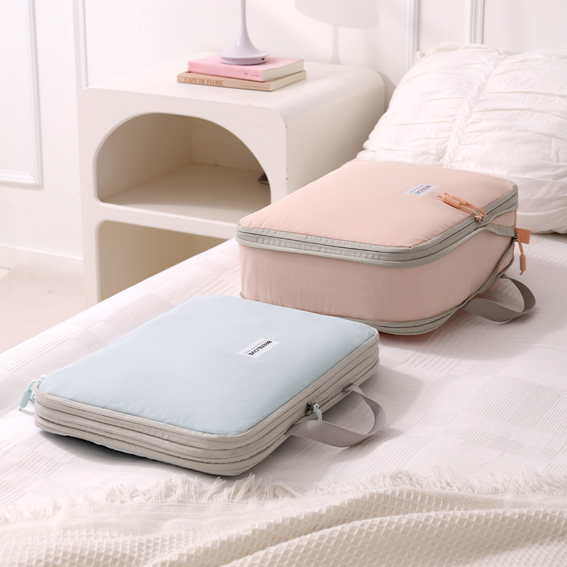 Runhui's new two-sided compression storage bag, travel clothing compression storage bag, large-capacity suitcase storage bag details Picture