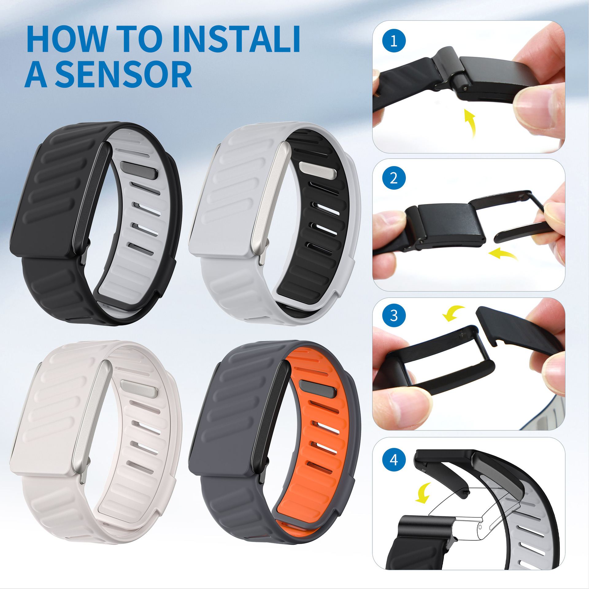 Whoop silicone wristband, whoop 4.0 heart rate watch strap, dual-color wristband, a cross-border bestseller